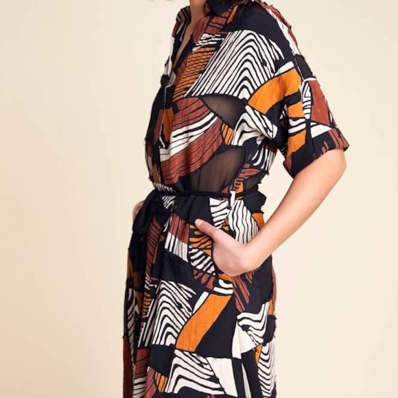 Byron Burnout Dress - Picture 1 of 4